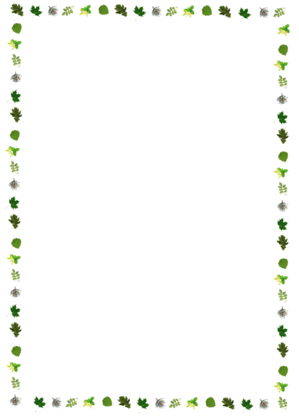 Рамка зеленая