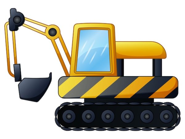 Экскаватор с глазками