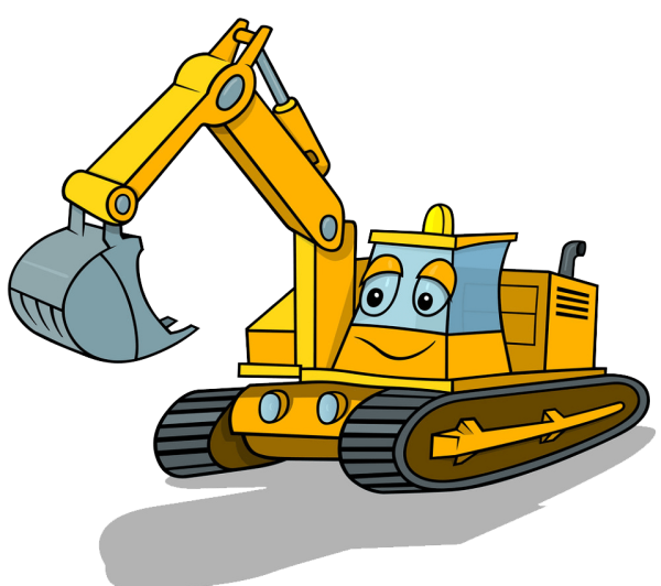 Экскаватор с глазками