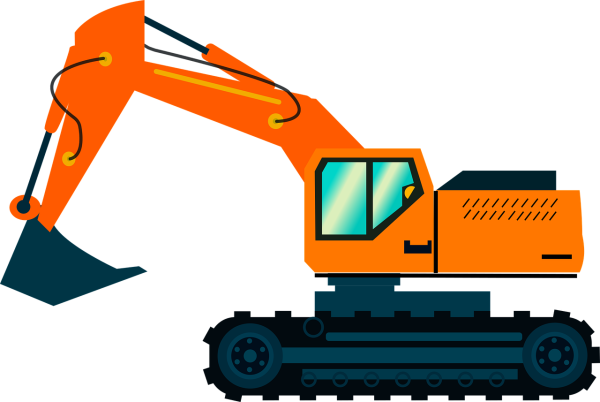 Нарисовать экскаватор