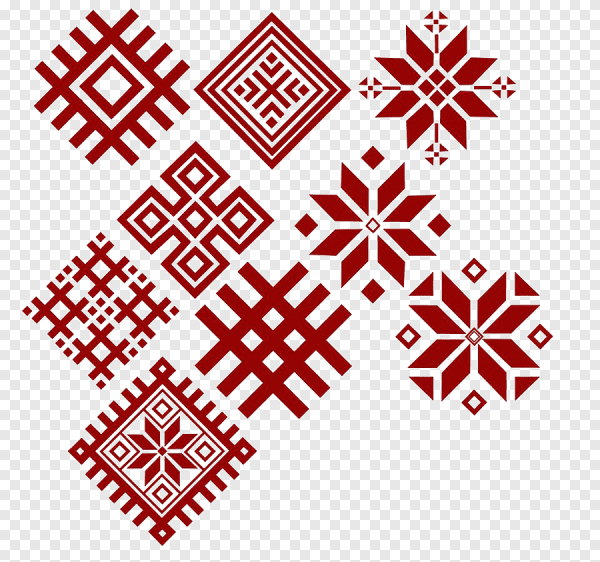 Удмуртский узор вектор