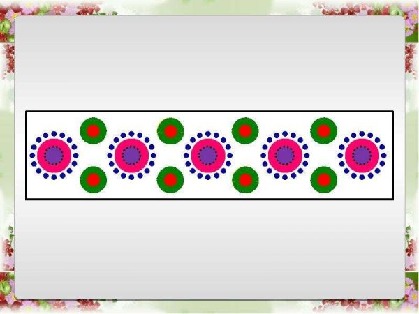 Элементы дымковской росписи для дошкольников