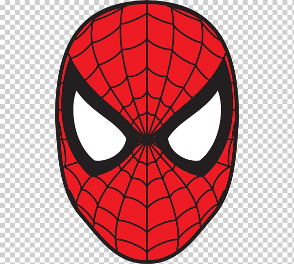 Маска человека паука вектор