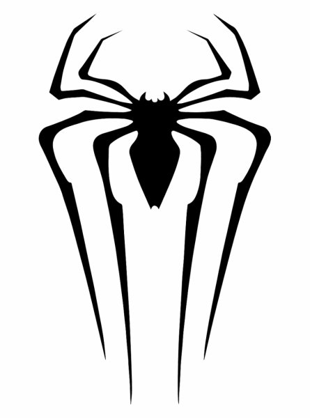 Человек паук знак на спине