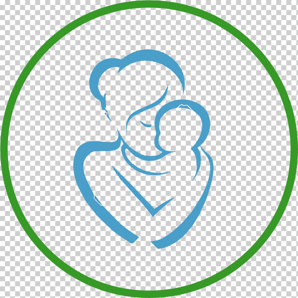 Логотип мама с ребенком