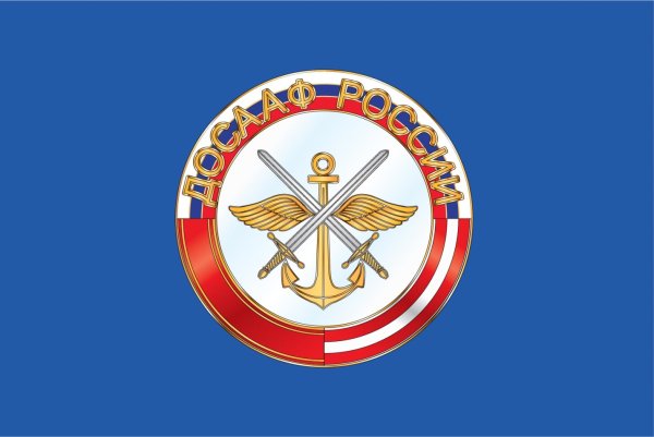 Флаг ДОСААФ России вектор