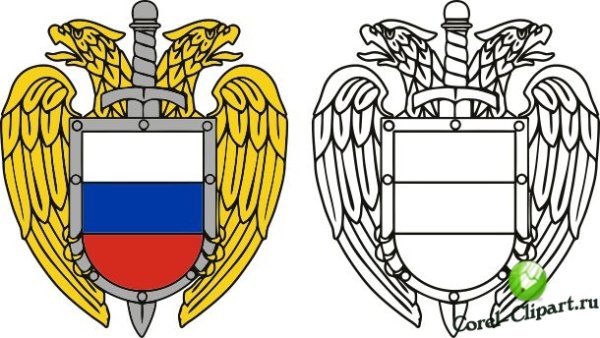 Герб ФСО России векторный