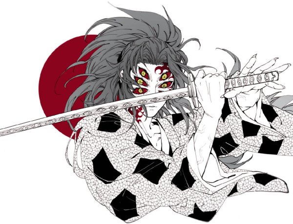 Кокушибо клинок рассекающий аниме