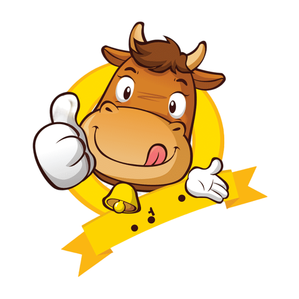 Корова мультяшная