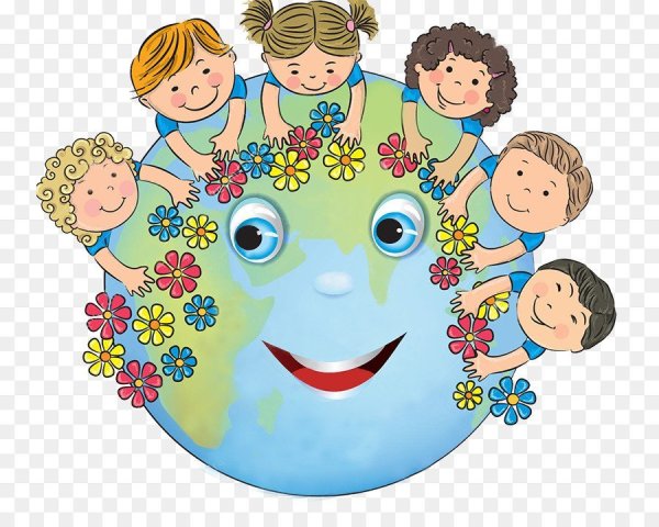 Дети на земном шаре