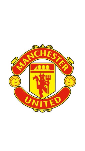 Манчестер Юнайтед эмблема на белом фоне