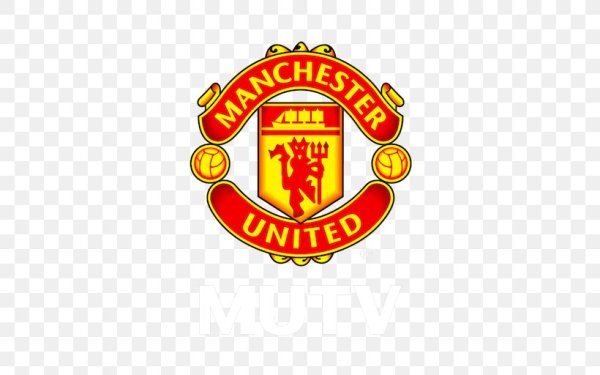 Манчестер Юнайтед эмблема на белом фоне