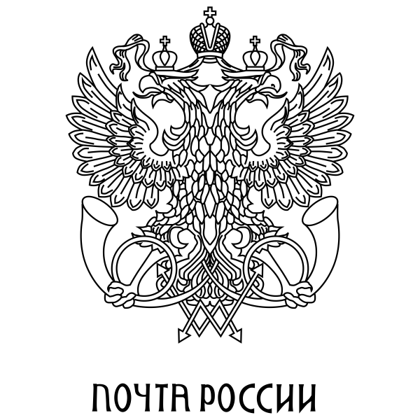 Герб России контур