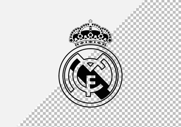 Рисунок на стене Реал Мадрид