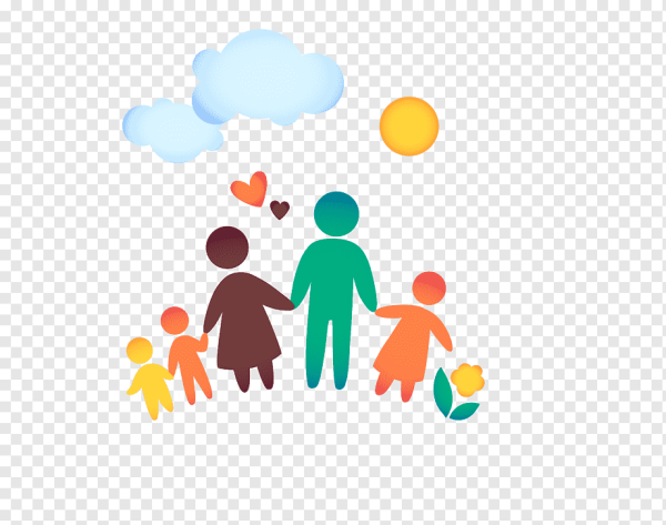 Символ семьи на прозрачном фоне