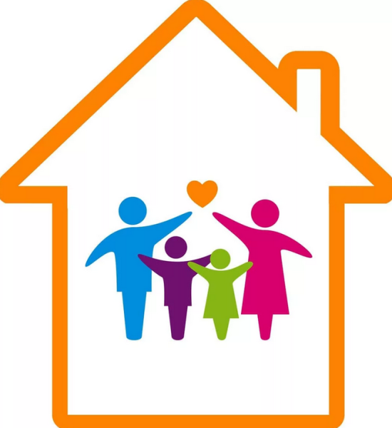 Эмблема счастливой семьи