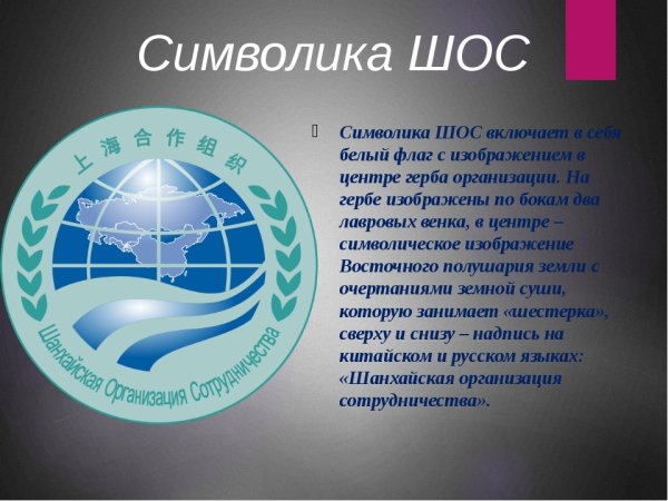 ШОС презентация