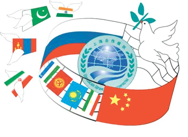 Шанхайская организация сотрудничества лого