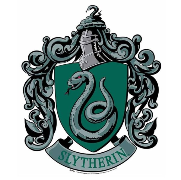 Гарри Поттер герб Slytherin