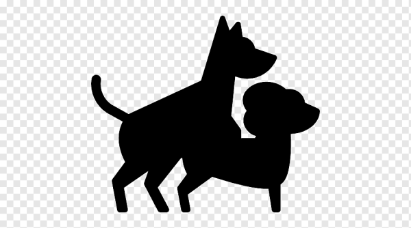 Силуэт собаки