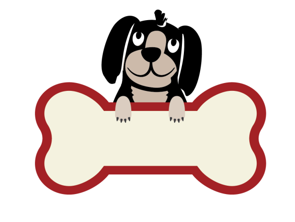 Собачка с косточкой