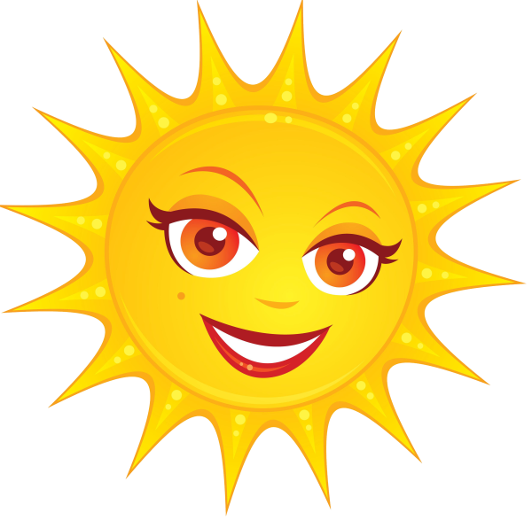 Красивое солнышко