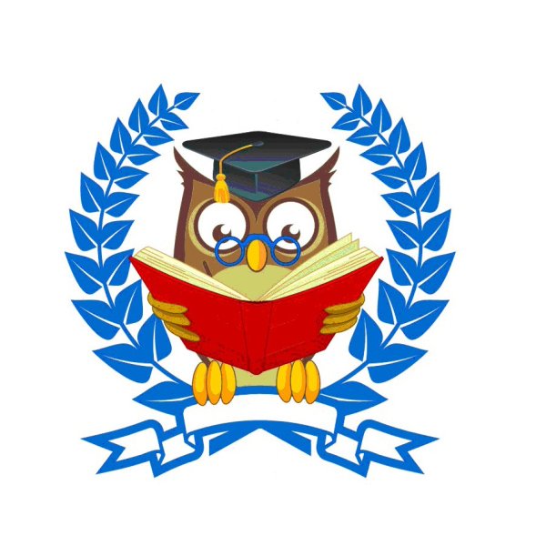 Значок школы с совой