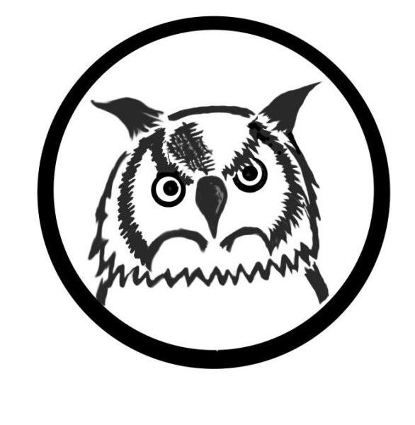 Эмблема Сова в круге