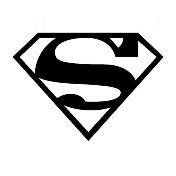 Знак Супермена на прозрачном фоне