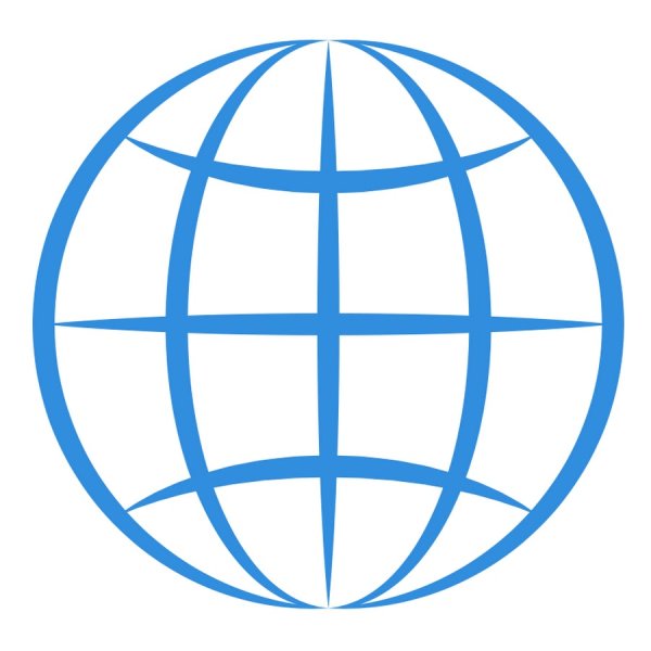 Зменой шар с меридианами