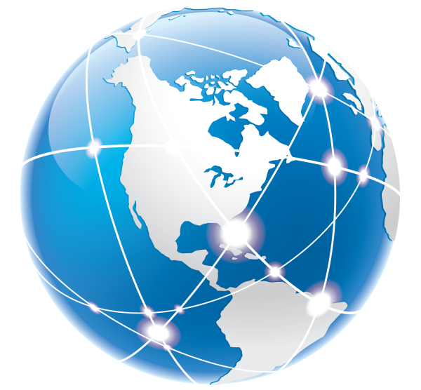 Земной шар на прозрачном фоне