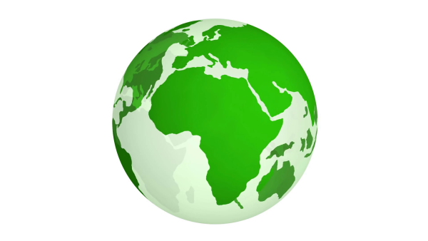 Земля на белом фоне