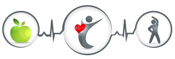 Здоровый образ жизни на прозрачном фоне