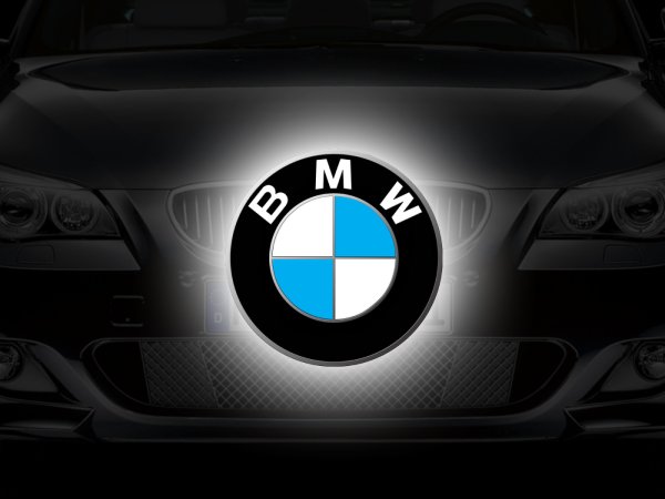 BMW logo 4k