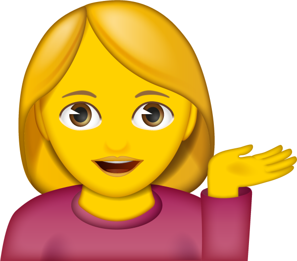 Смайлик лицо женское