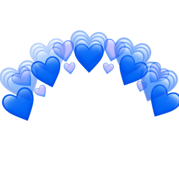 Сердечки над головой