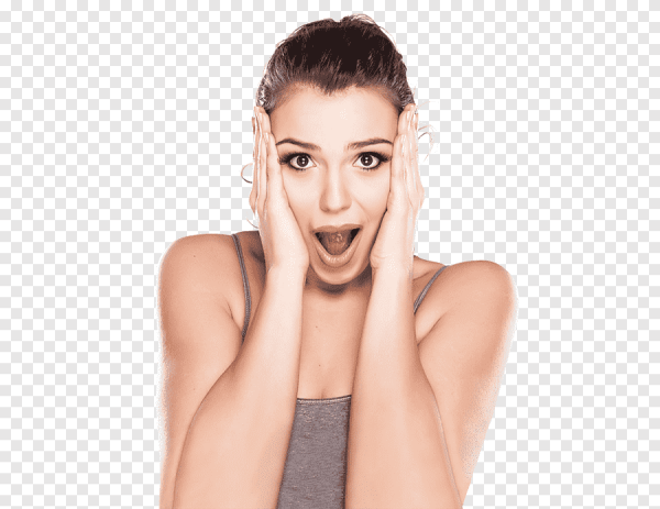 Удивленная женщина