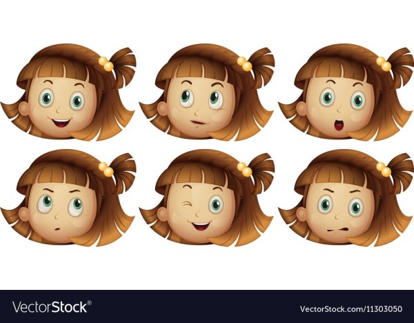 Лица детей с разными эмоциями