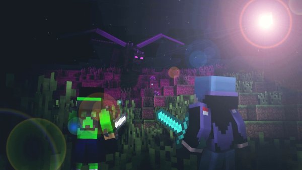 Фон амонг АС майнкрафт