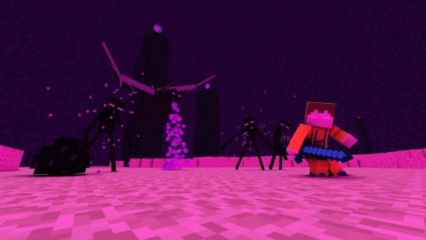 Майнкрафт ЭНДЕР мир