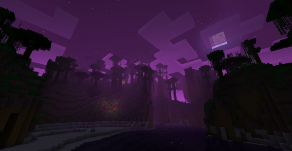 Майнкрафт ЭНДЕР мир с шейдерами