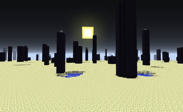 Майнкрафт край Эндера