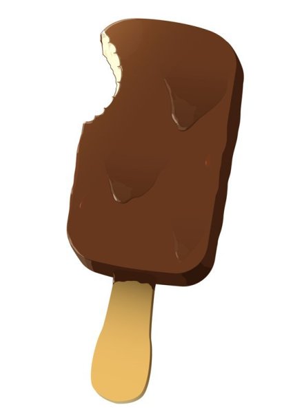 Мороженое эскимо мультяшное