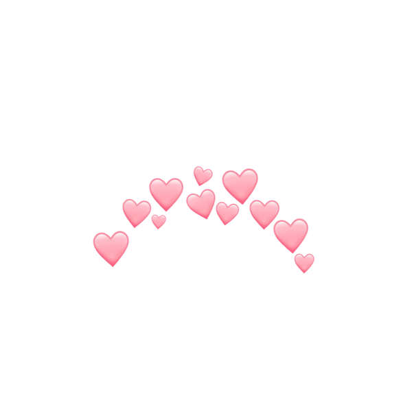 Сердечки над головой