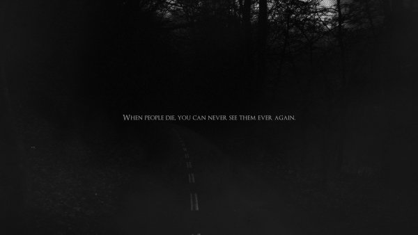 Грустные обои на рабочий стол