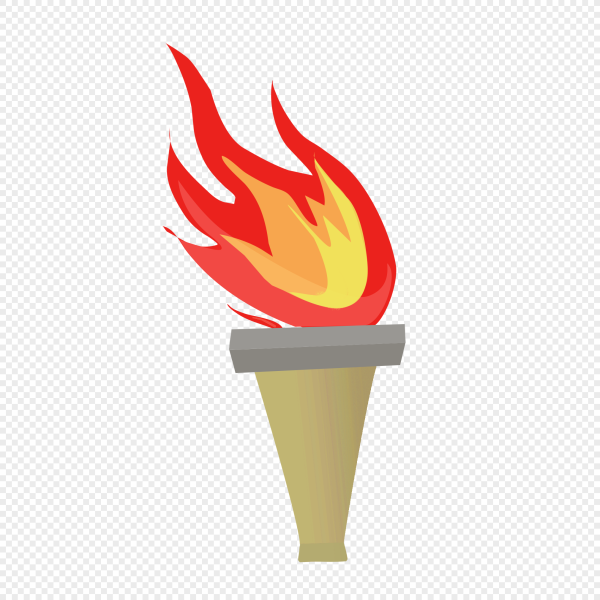 Факел рисунок на прозрачном фоне