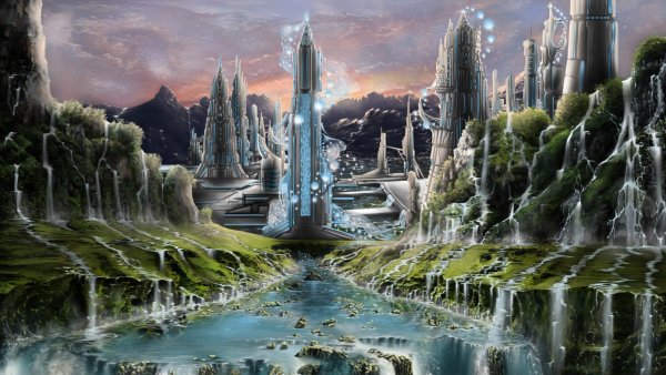 Футуристический дворец