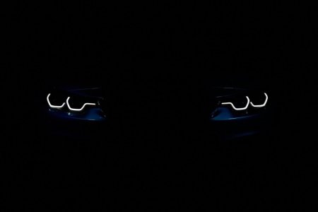 BMW f10 фары в темноте