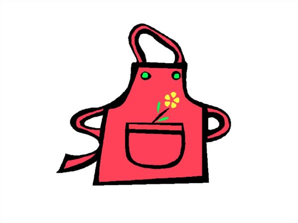 Фартук на прозрачном фоне