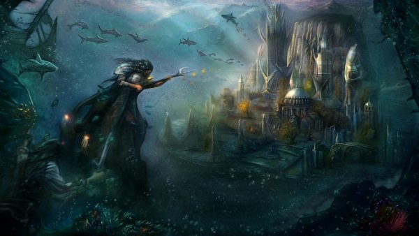 Подводное царство фэнтези